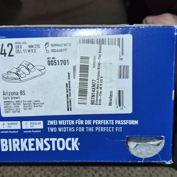 Birkenstock Dark Brown Double Strap Sandals - Picture 4 of 5